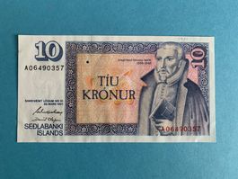 ICELAND - 10 Kronur N.D. (1981) - UNCIRCULATED/UNZIRKULIERT