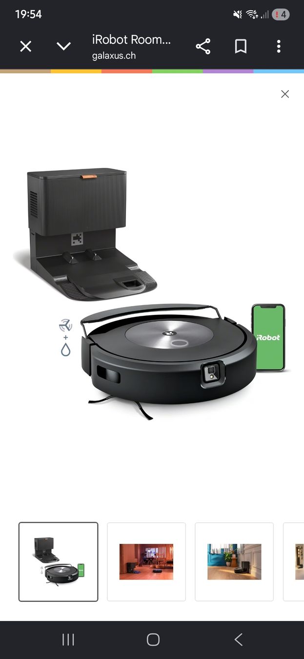 Irobot Aspirapolveri & Accessori: iRobot Roomba Combo j7+ Saugroboter – Usato da Kleindietwil venduto da sin_5p9m