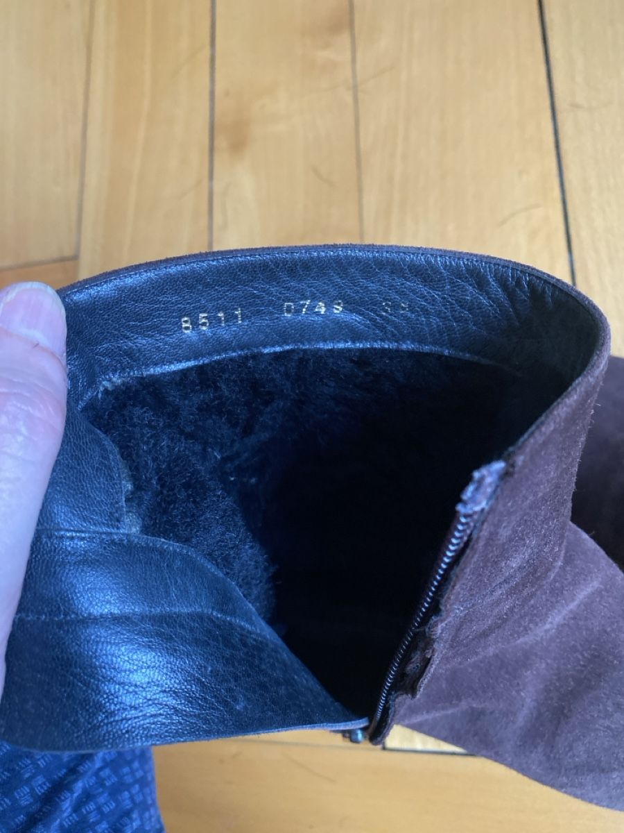 Scarpe da donna: Bottines daim marron Bruno Magli 38 interieur fourrure – Usato da Küssnacht am Rigi venduto da CALIFRASQUI 3