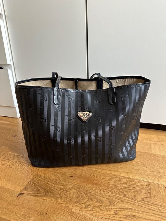 Maison Mollerus Tasche Bern schwarz silber original (Gebraucht) in ...