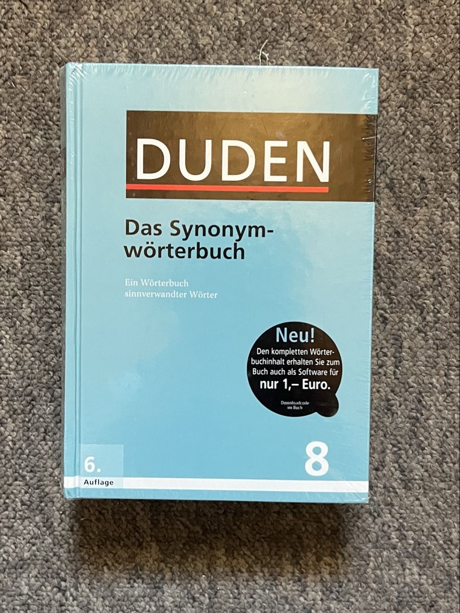 Libri: Duden Synonymwörterbuch – Nuovo e nell'imballaggio originale da Glarus venduto da chr_s287