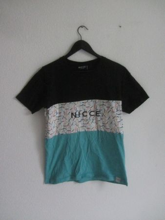 NICCE - T-Shirt schwarz-weiss-türkis S