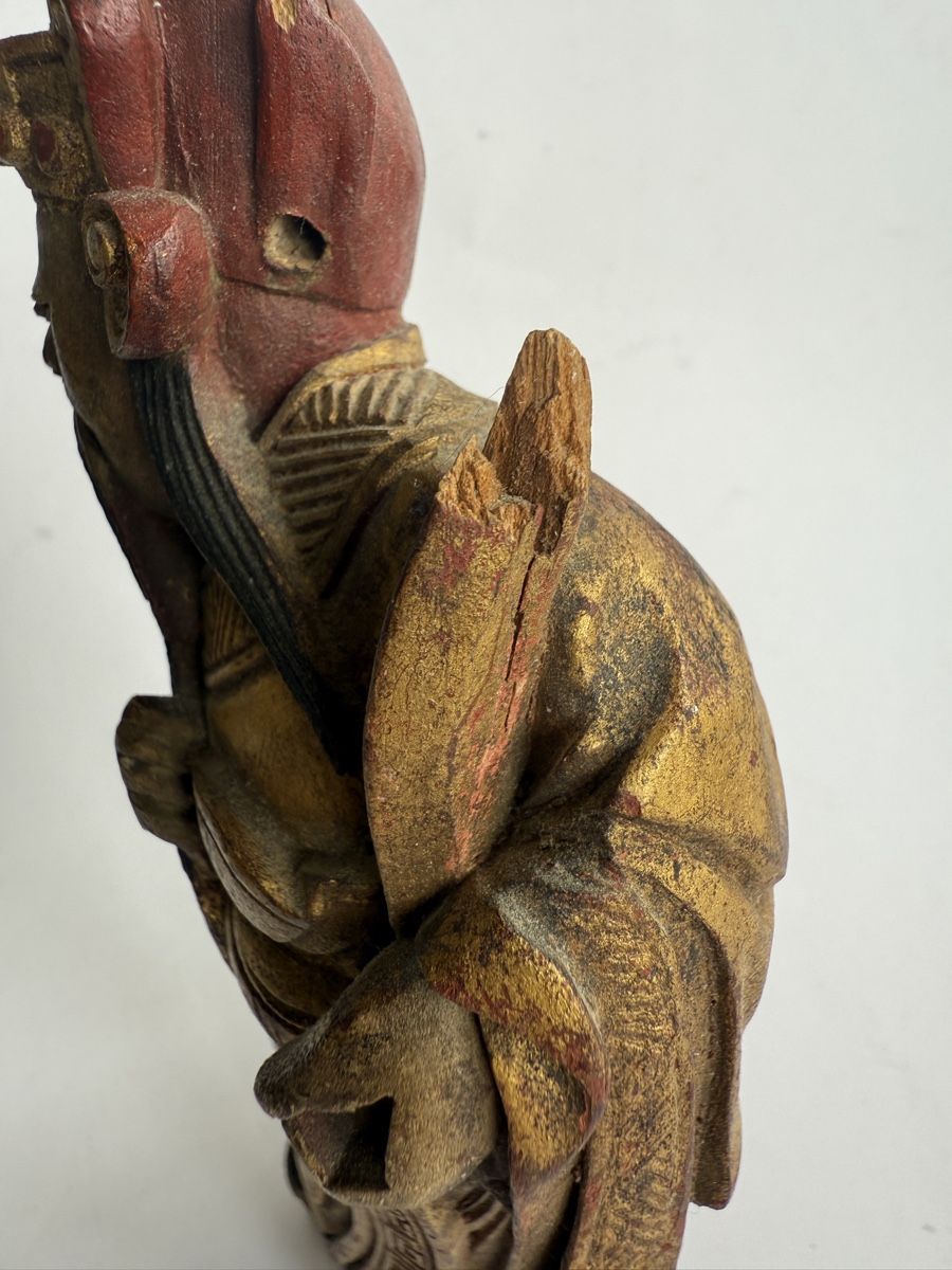 Figuren: Antike chinesische Holzfigur Qing-Dynastie 19.Jh – Gebraucht aus Zürich von Geniuss 3