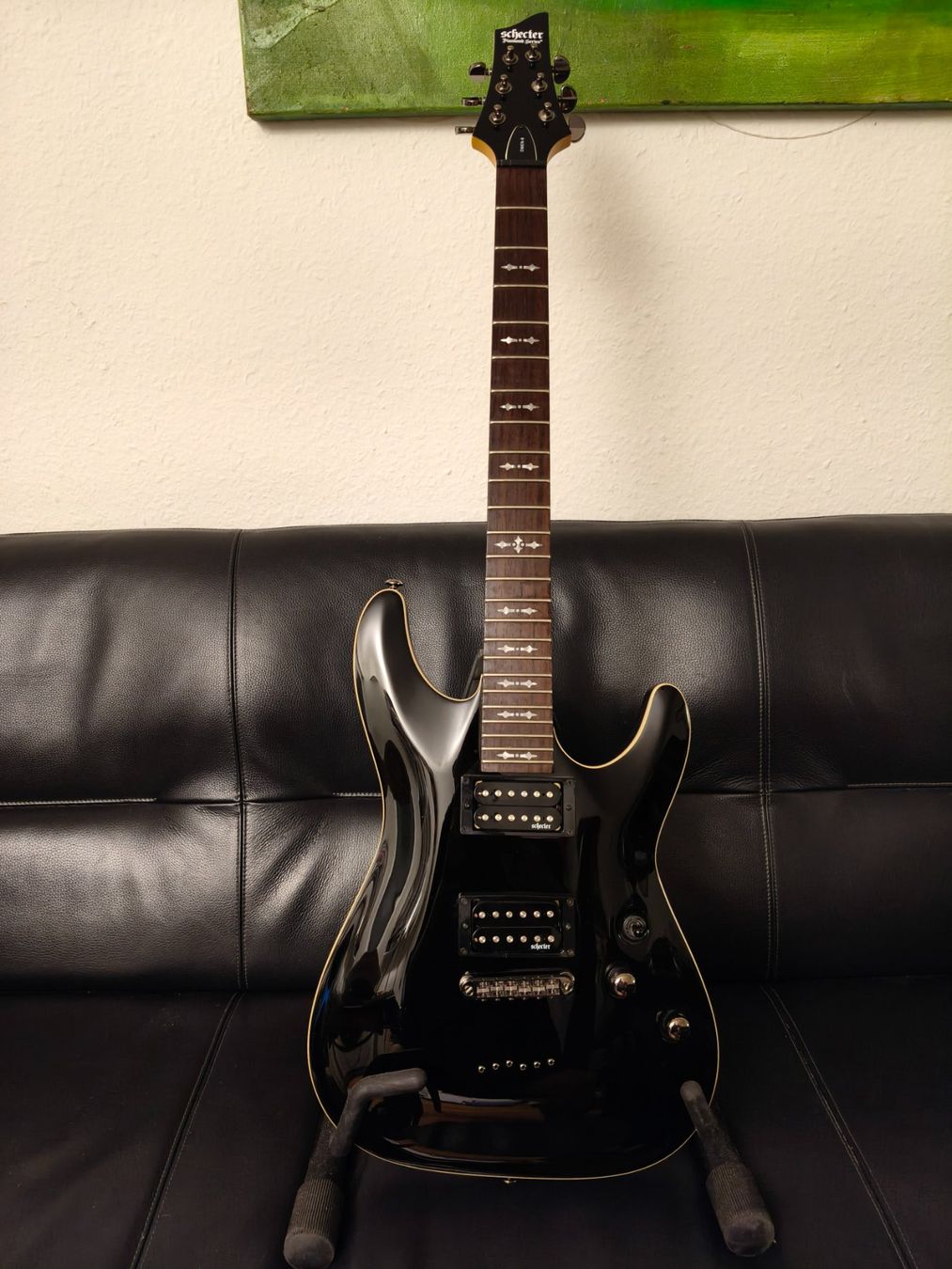 Schecter Instruments de musique: Schecter "Omen 6" - Black Gloss - neuwertiger Zustand !! – Neuf (Voir description) à Rümlang par Platin-Cooper 2