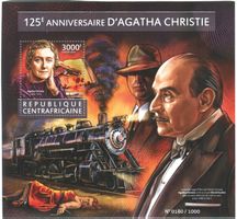 Block "Agatha Christie". Zentralafrikanische Republik