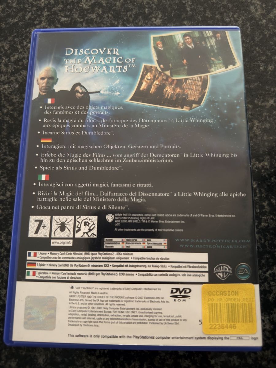 Giochi: PS2 - Harry Potter und der Orden des Phönix – Usato da Dübendorf venduto da R.O.G 1
