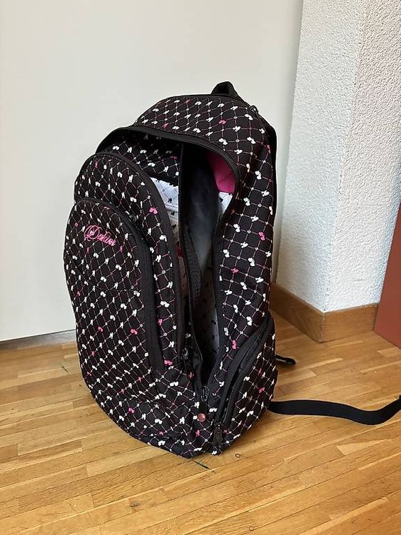 Dakine Schulrucksack schwarz rosa Mädchen Top Zustand (Gebraucht - Main Image