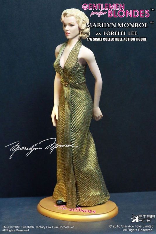 Giocattoli: 1/6 Marilyn Monroe "Lorelei Lee" Gold Dress ver. – Nuovo e nell'imballaggio originale da Vuadens venduto da Chouchoujapan 1