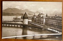 Luzern - Kappelbrücke 1914