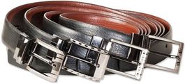 Gürtel echt Leder 2seitig tragbar braun + schwarz Nr.11