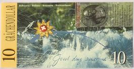 Grächendollar 10 Franken-Note 1996