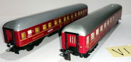 VI) Trix Express 1x DSG Speisewagen + 1x DSG Schlaf-Wagen
