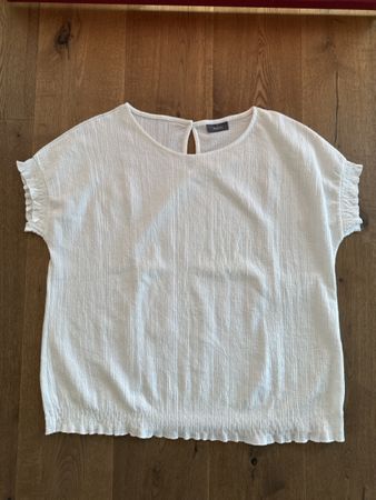Yessica Top, Grösse L, weiss! ALLES MUSS RAUS!