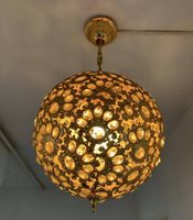 Goldene Hängelampe zu verkaufen