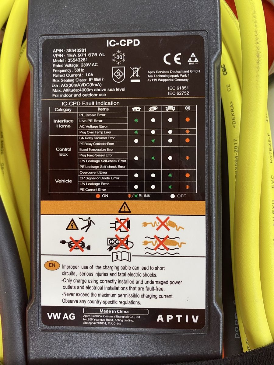 Kabel: Neues Ladekabel Mode 2 Typ 2 mit Schuko Stecker  – Neu (gemäss Beschreibung) aus Hägglingen von Karin0802 2