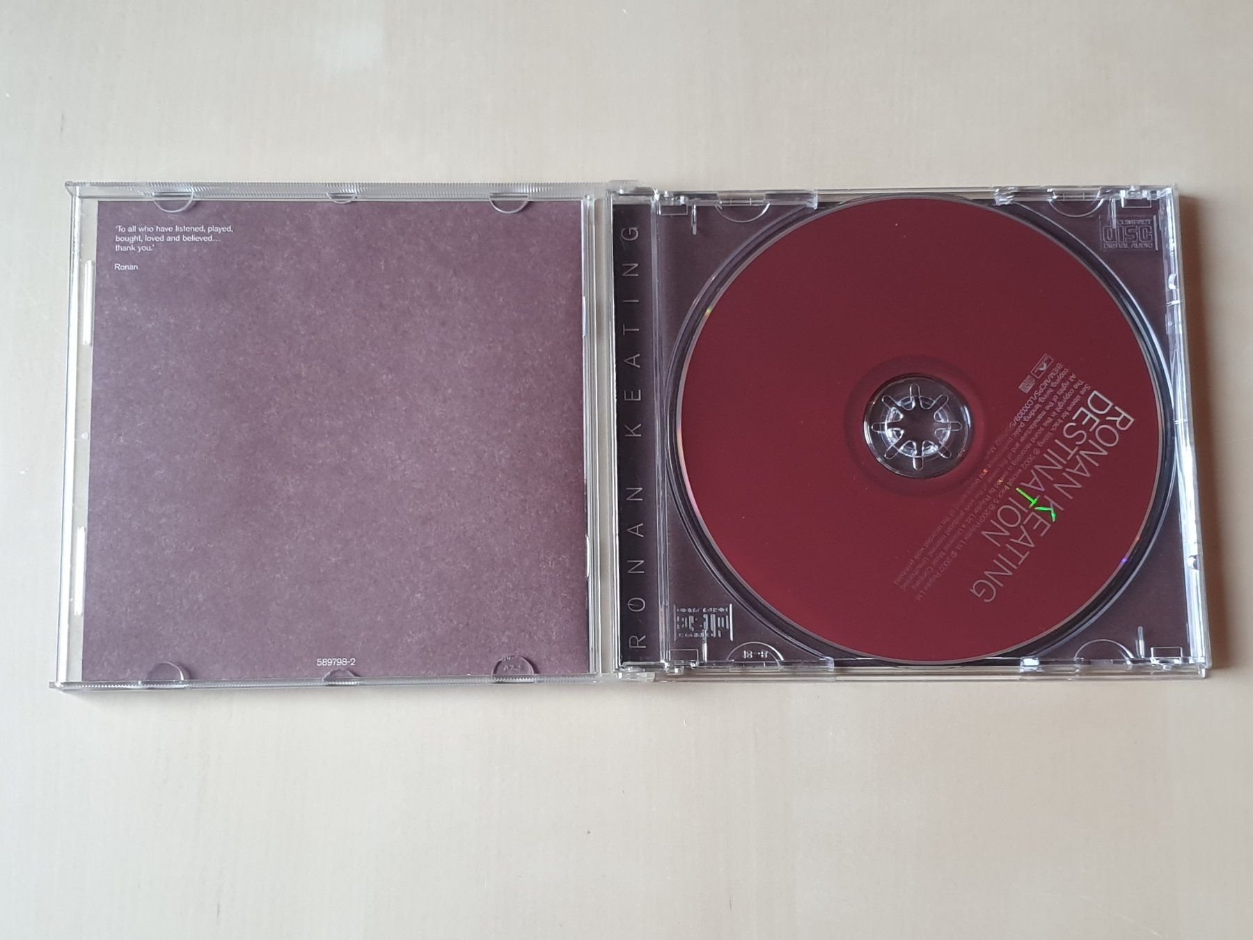 CD: Ronan Keating Destination – Usato da Stansstad venduto da collectorsshop 2