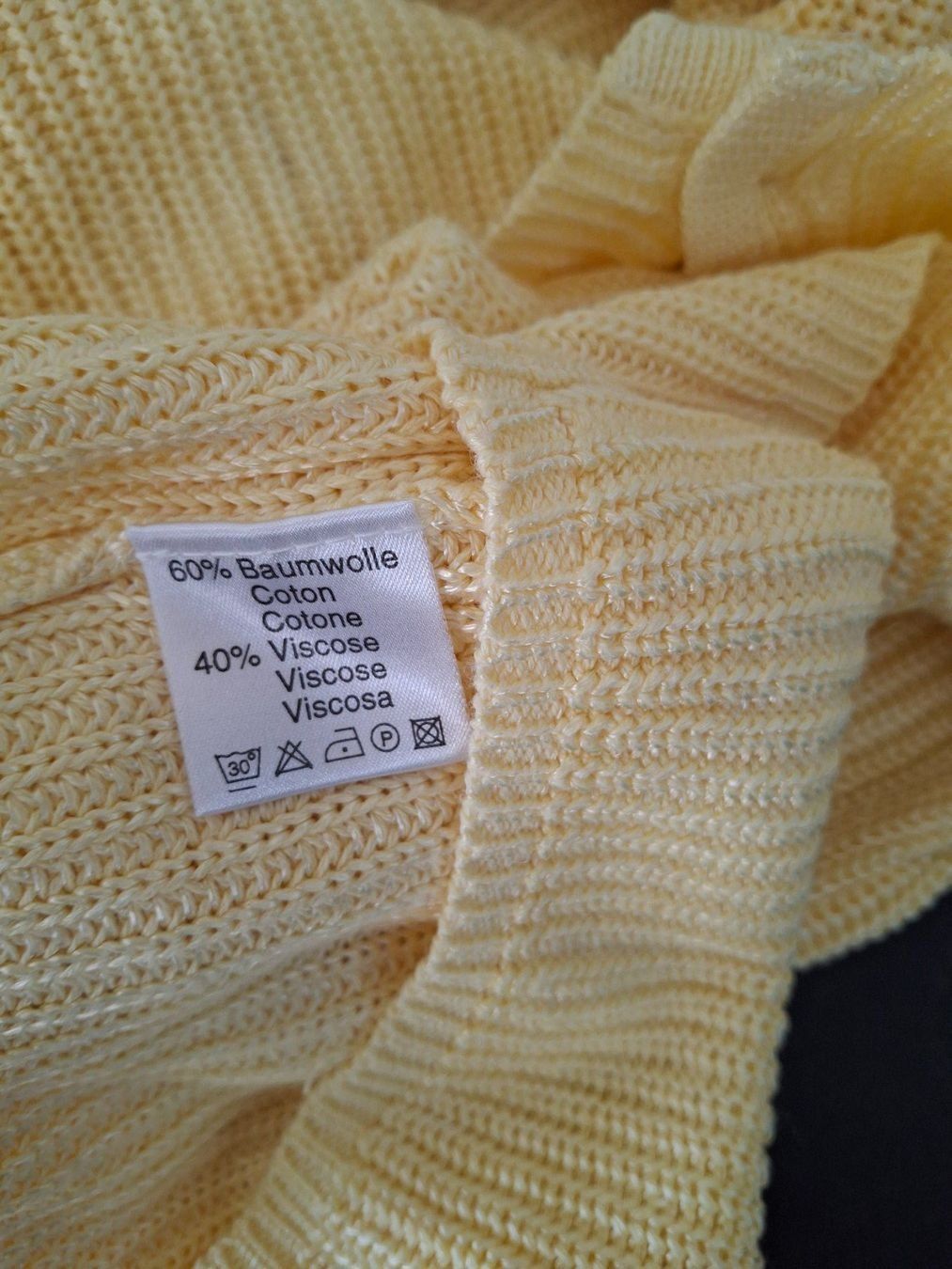 Maglioni & Felpe: Last Scene Strickjacke, Grösse 46/48, hellgelb, neu! – Nuovo (secondo la descrizione) da WALTERSWIL SO venduto da thb_ybm8 3