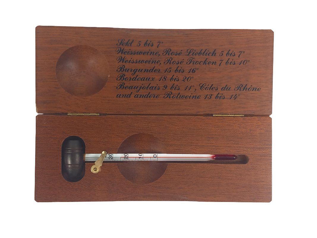 Altro per la casa: Weinthermometer in Holzkiste – Usato da Hünenberg venduto da Restwert_Zug