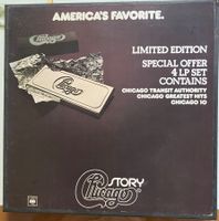 Chicago Box Promo mit Greatest LP und Tour Book