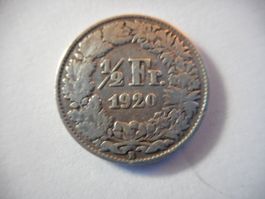 50 Rp. 1920 silber