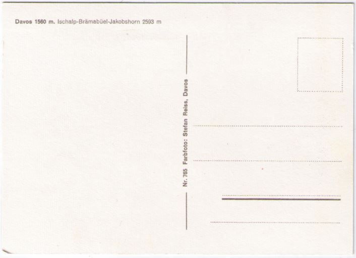Cartoline postali: Davos - Jakobshorn – Usato da Binningen venduto da Mountainrider 1
