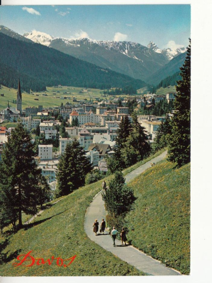 Cartoline postali: Davos 1991 – Usato da Bürglen TG venduto da StampGraf