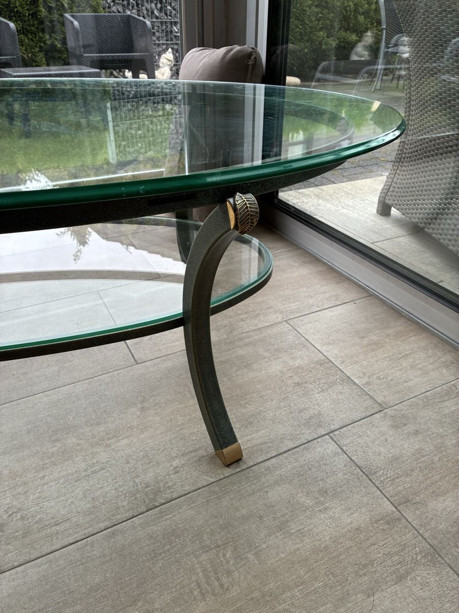 Tavoli: Glascouchtisch mit Ablage - Zeitloses Design – Usato da Emmen venduto da paesu6 4