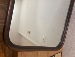 Spiegel mit Schnitzerei Holzrahmen Vintage guter Zustand