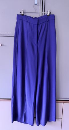 Boss High Waist Marlenehose Kobaltblau Royalblau Wide Leg 38