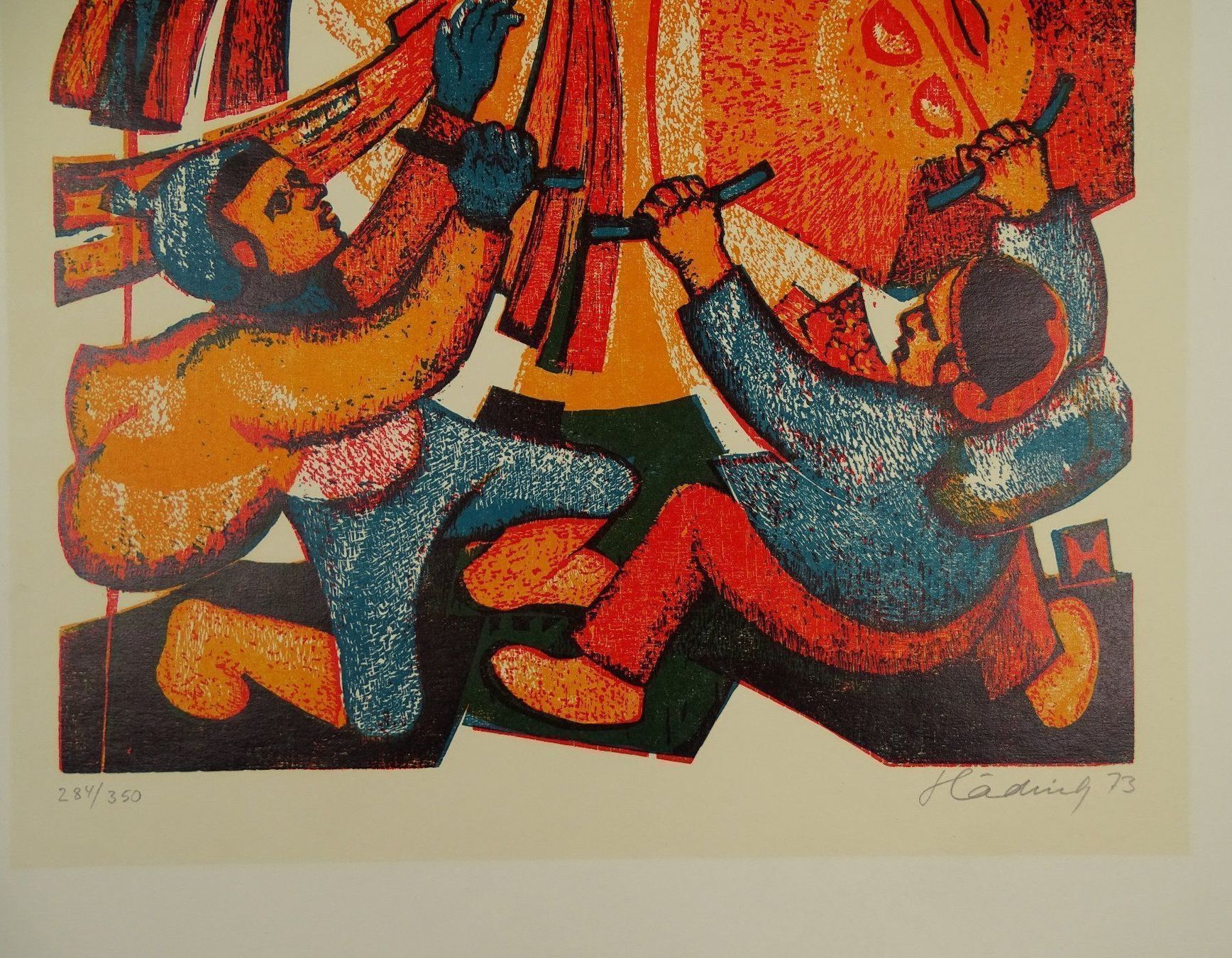 Grafica & Litografie: KINDER BEIM DRACHENSTEIGEN, LITHO – Usato da Grüningen venduto da Kartensammler 3