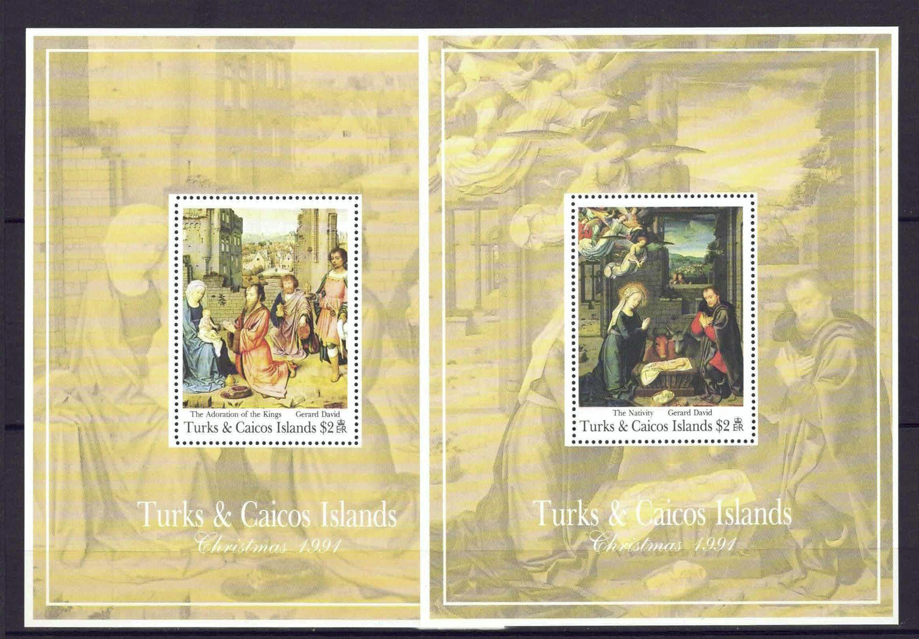 Alle Briefmarken: Turks & Caicos Sammlung Weichnachtsmotive postfr** – Gebraucht aus Basel von Pfefferschootte 1
