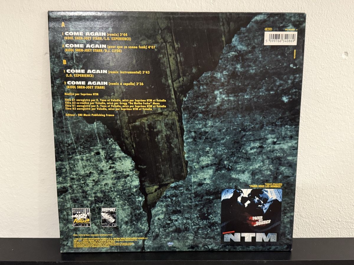 Dischi in vinile: NTM Come Again 2 - Le Retour / EU 1996 – Usato da Delémont venduto da Studio_du_soleil 1