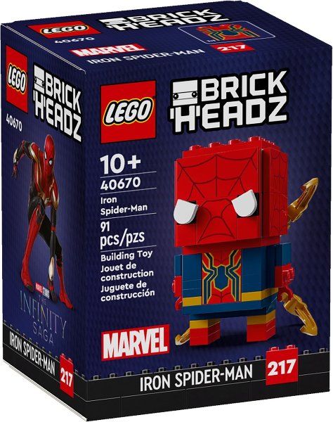 Lego Jeux de construction: LEGO Marvel 40670 Iron Spider-Man BrickHeadz – Neuf avec emballage d'origine à Basadingen par NekoBricks