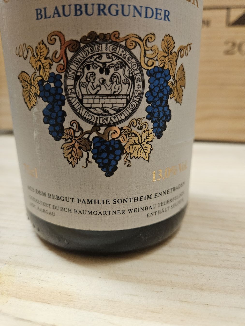 Vino: Aargauer Pinot Noir 2021 – Nuovo e nell'imballaggio originale da Zofingen venduto da WouterSamwel 1