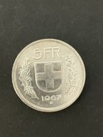 5.- Silber CH Jahr 1967