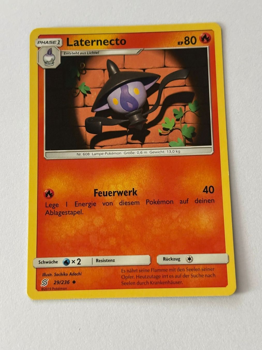 Pokémon Carte collezionabili: Pokemon-Karte Laternecto 29/236 – Usato da Herisau venduto da Seyashop1