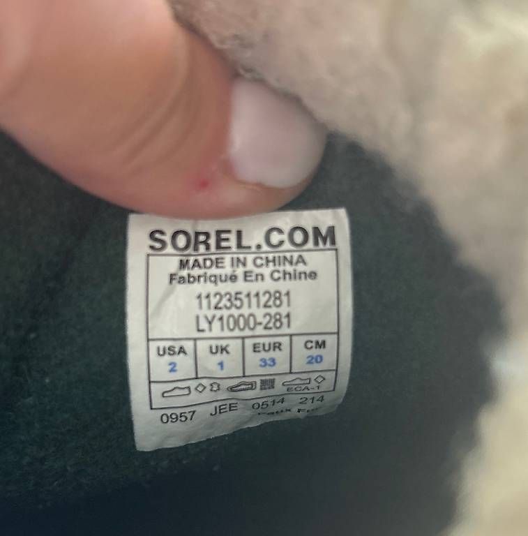 Scarpe per ragazzi: Scarponcini Sorel taglia 33 neve  – Usato da Tesserete venduto da l_m_n67r 3