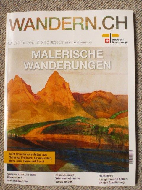 Riviste & Magazine: 3 Hefte "WANDERN.CH" – Nuovo (secondo la descrizione) da Sils im Domleschg venduto da Foeniculum 2