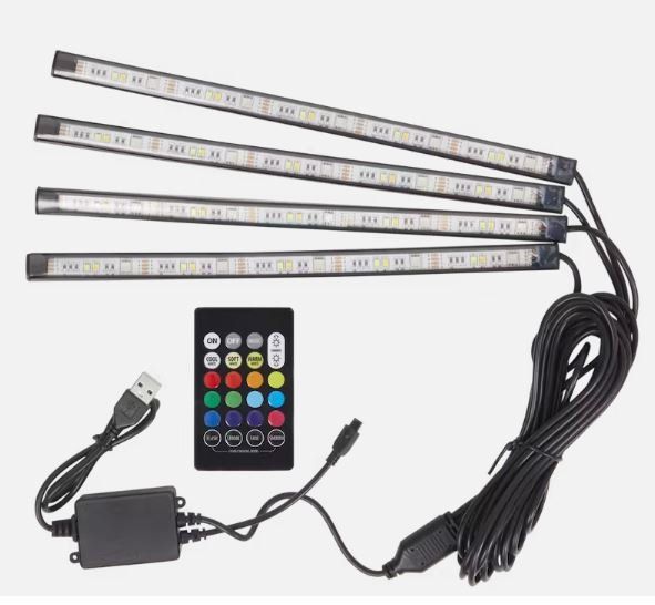 Lichtleiste 12V USB Auto RGB LED Innenraumbeleuchtung