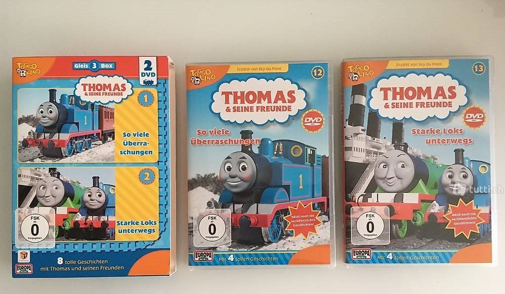 Alle DVDs: Thomas & seine Freunde - Gleis 3 Box (2x DVDs) – Gebraucht aus Sursee von k12g223