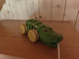 Tanzender Alligator Holz