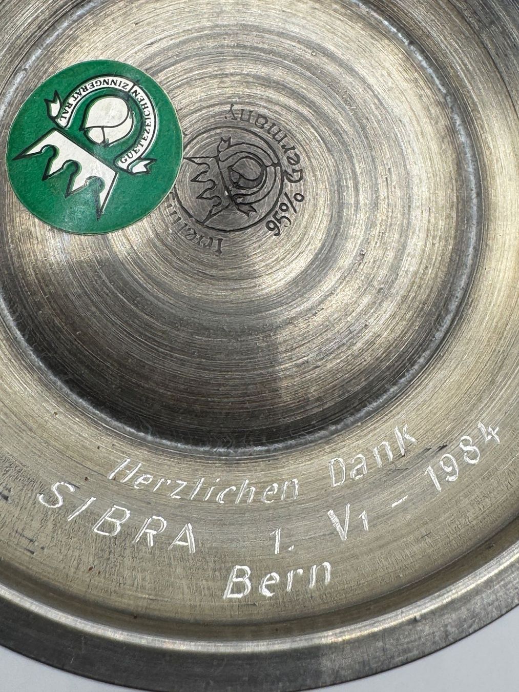 Tazze: Zinnbecher, das ehrbare Handwerk der Bierbrauer – Usato da Sachseln venduto da BONATI01 6