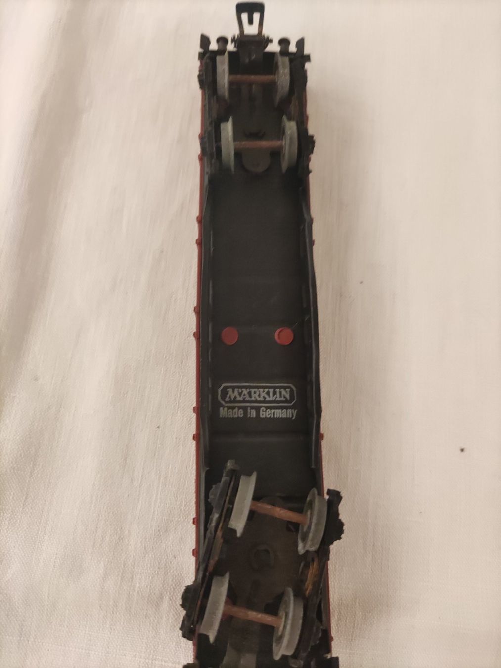 Märklin Modellini di ferrovie: Märklin 2 Güterwagen ca 1964 – Usato da Solothurn venduto da Csw1 6