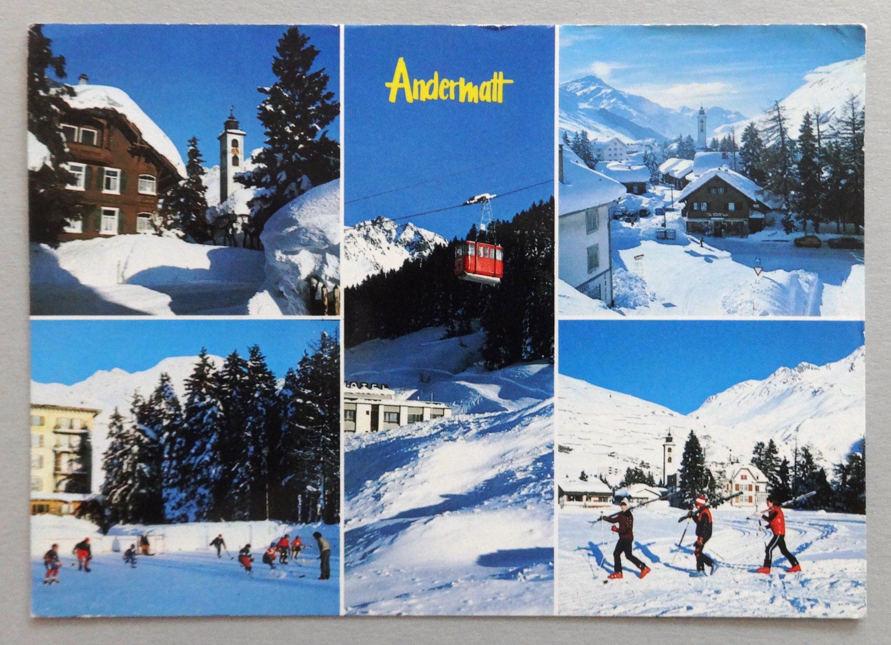 Cartoline postali: Andermatt 1436 m – Usato da Fétigny venduto da Billy2miny