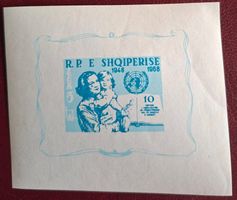 Briefmarke Albanien
