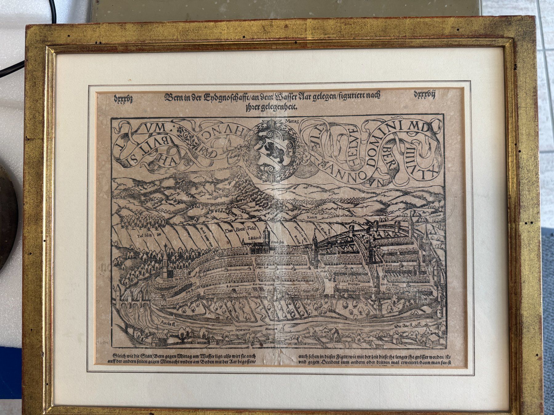 Incisioni: 1 Gravure Berne – Usato da Péry venduto da lecrampet
