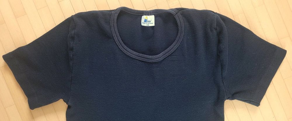 IHLE Korsetthemd T-Shirt Kurzarm schwarz Gr. 158 (entspr. S) 3