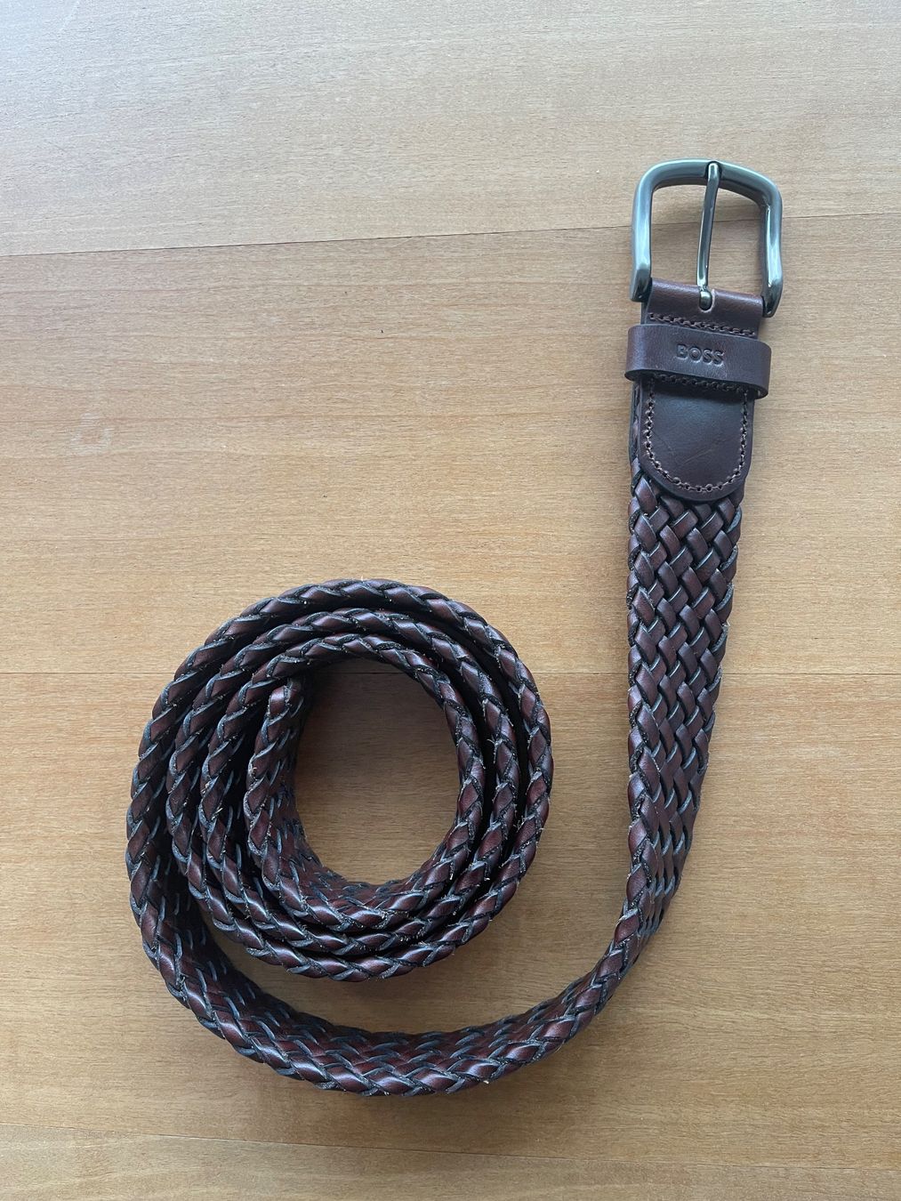 Hugo Boss Cinture: Brauner Hugo Boss Ledergürtel – Usato da Wangen ZH venduto da unihocplayerin7