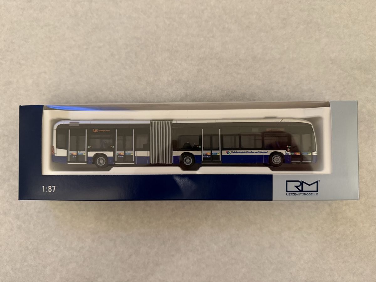 Rietze Modellini d'auto: RIETZE CITARO VZO ZVV – Nuovo e nell'imballaggio originale da Zürich venduto da Volanbusz