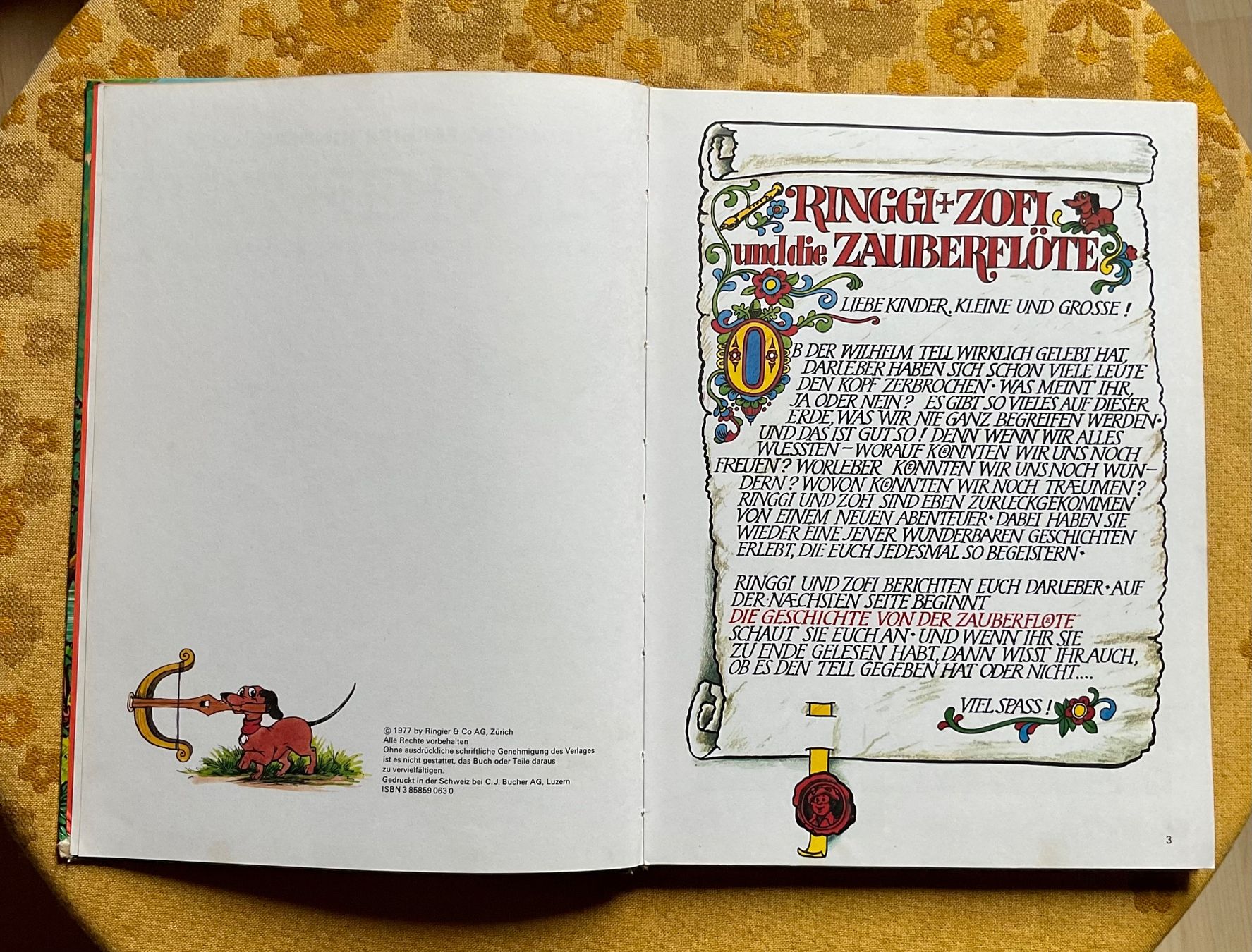 Libri: Ringgi und Zofi Buch von 1977 – Usato da Endingen venduto da nathan05 4